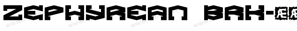 Zephyrean BRK字体转换